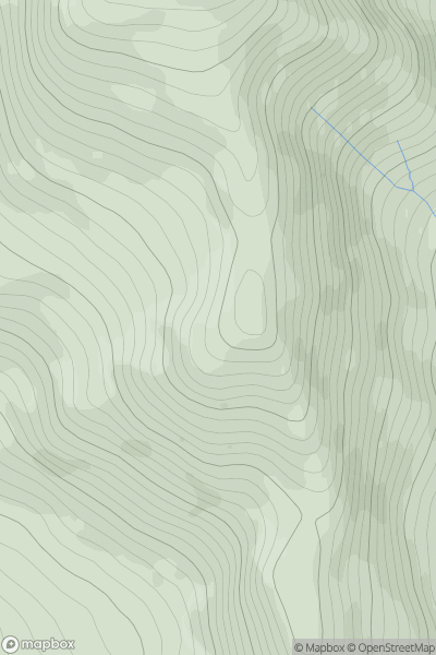 Thumbnail image for Meall a' Choire Ghlais [Loch Maree to Loch Broom] showing contour plot for surrounding peak